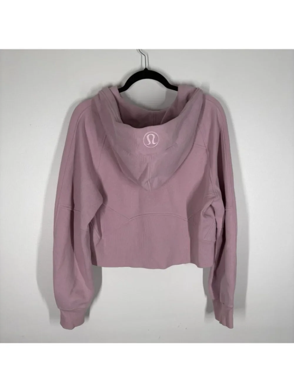 Lululemon Women XS/S Pink Peony Athletic Scuba Oversized Half-Zip Hoodie